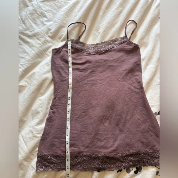 Express Light Purple Best Loved Bra Cami with Lace Trim - Picture 4 of 8